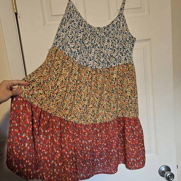 Color block floral dress - Picture 4 of 6